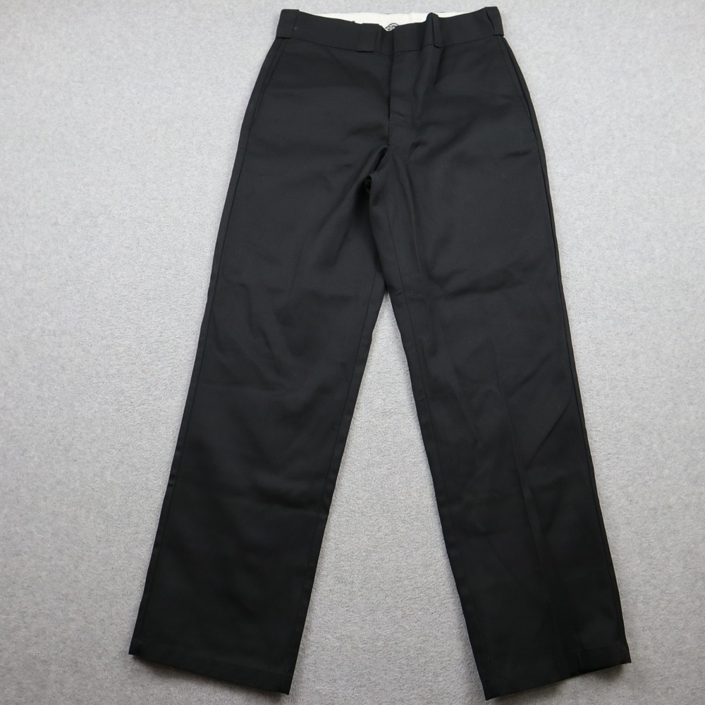 Dickies 874 Work Pants Mens 30x29 Original Fit Black Straight Leg Chinos Pant